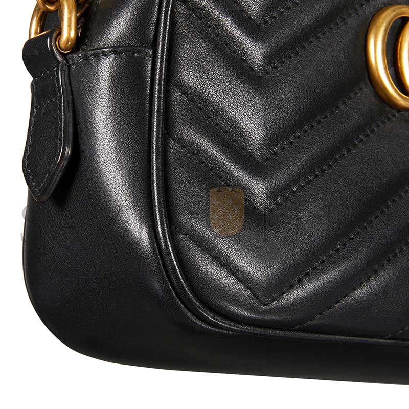GUCCI GG MARMONT MINI CAMERA BAG 448065 (18*12*6cm)